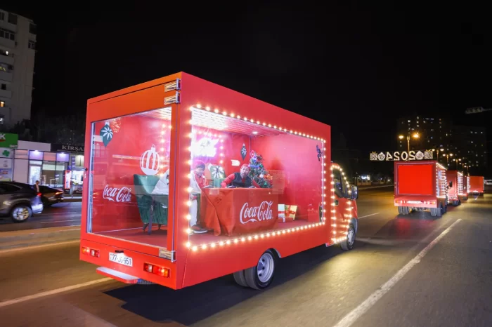 Coca-Cola-nın “Yeni İl Karvanı” Bakıya gəlir